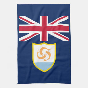 Paño De Cocina Bandera patriótica de Anguila
