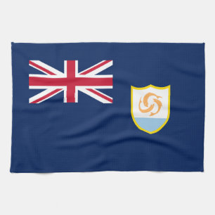 Paño De Cocina Bandera patriótica de Anguila