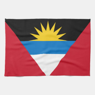 Paño De Cocina Bandera Patriótica de Antigua y Barbuda
