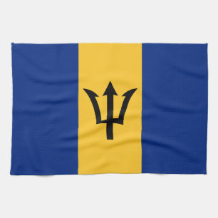 Paño De Cocina Bandera patriótica de Barbados