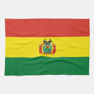 Paño De Cocina Bandera Patriótica de Bolivia