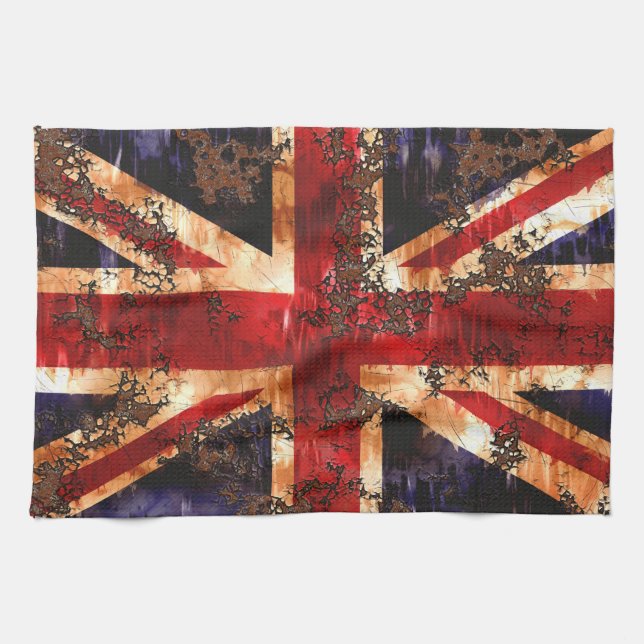 Paño De Cocina Bandera Patriótica del Reino Unido (Horizontal)