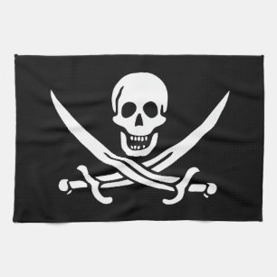 Paño De Cocina Bandera pirata