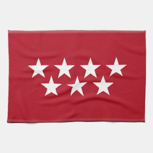 Paño De Cocina Bandera (regional) de Madrid España