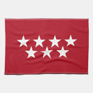 Paño De Cocina Bandera (regional) de Madrid España
