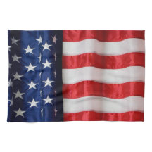 Bandera toalla-Americana de la cocina