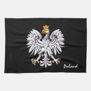 Paño De Cocina Bandera y águila polacas, modas/deportes domésti