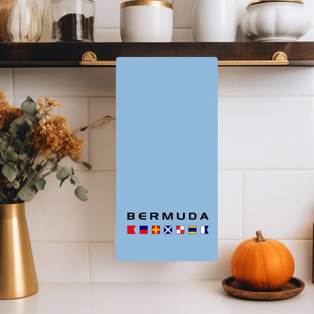 Paño De Cocina Banderas de señalización náutica marítima de Bermu (Subido por el creador)