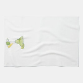 Paño De Cocina Bar de cócteles Margarita de color acuático