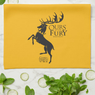 Paño De Cocina Baratheon Sigil - la nuestra es la furia