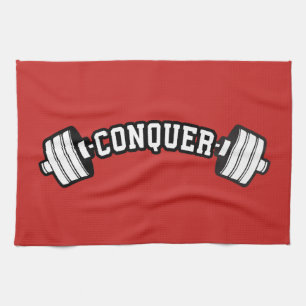Paño De Cocina Barbell, CONQUISTA - Gimnasio Inspirador de Halter