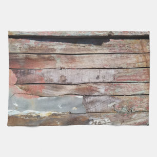Paño De Cocina Barca rústica de madera antigua
