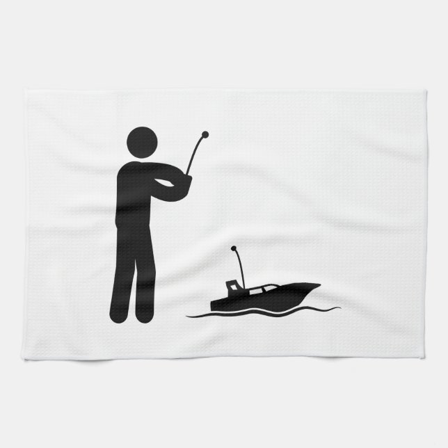 Paño De Cocina Barco de RC (Horizontal)