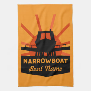 Paño De Cocina Barcos estrechos Y Regalos De Canalera