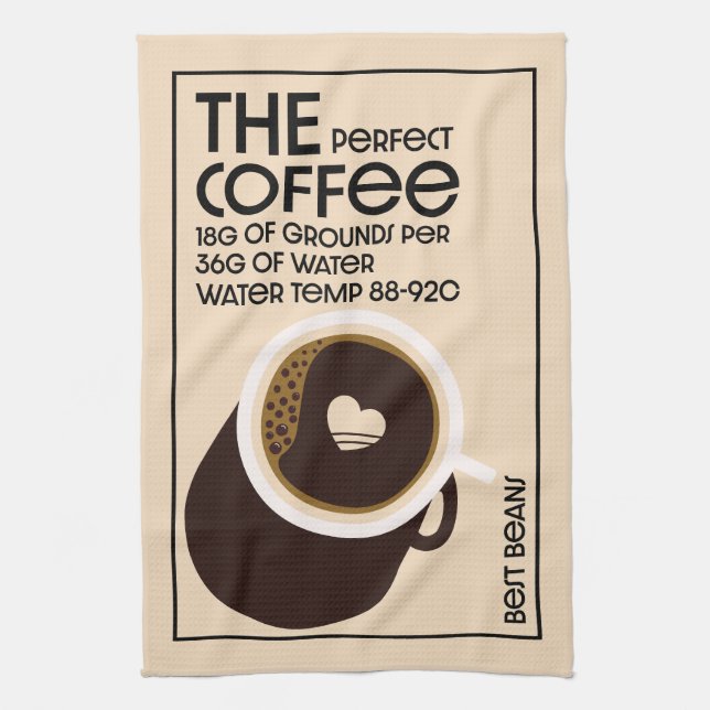 Paño De Cocina Barista Coffeeshop (Vertical)