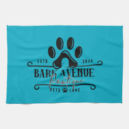Paño De Cocina Bark Ave Pawtique [logotipo1]