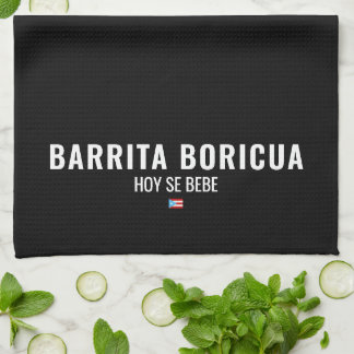 Paño De Cocina Barrita Boricua Hoy Se Bebe Bar | Puerto Rico