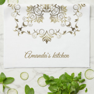 Paño De Cocina Barroco de oro. Nombre