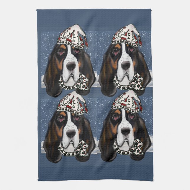 PAÑO DE COCINA BASSET HOUND (Vertical)