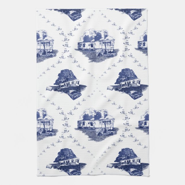 Paño De Cocina Basura Toile [toalla del remolque de cocina] (Vertical)