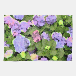 Paño De Cocina Batik Hydrangeas