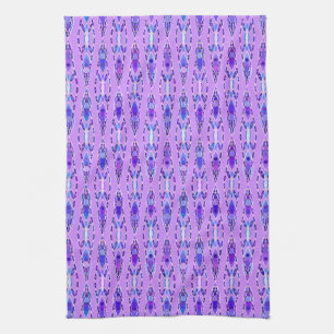 Paño De Cocina Batik tribal - Lavanda, azul y violeta