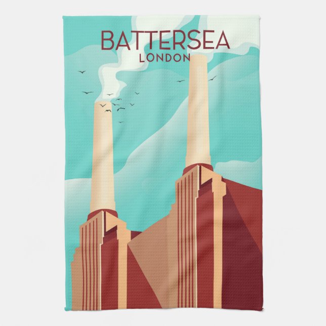 Paño De Cocina Battersea Londres (Vertical)