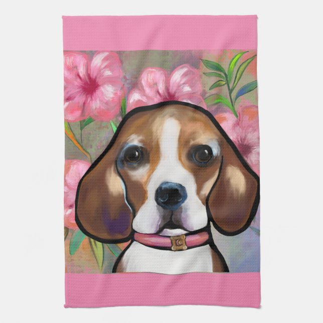 Paño De Cocina Beagle (Vertical)