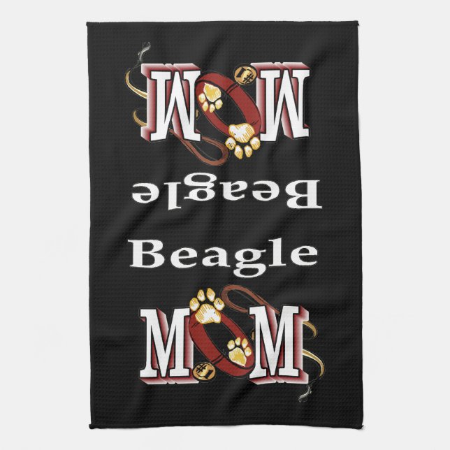 Paño De Cocina Beagle Dog MOM (Vertical)