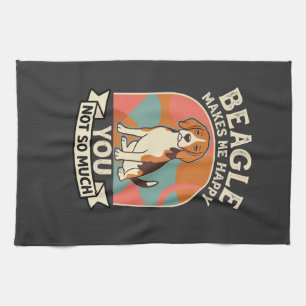 Paño De Cocina Beagle Me Hace Feliz A Ti No Tanto Perro