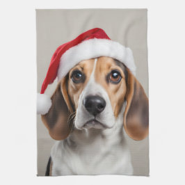 Paño De Cocina Beagle Navidades