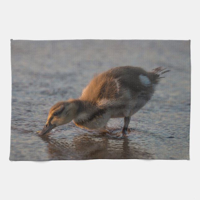Paño De Cocina Bebé sediento (Horizontal)