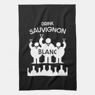 Paño De Cocina Bebedor de vino Sauvignon Blanc