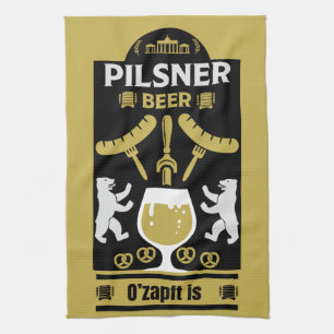 Paño De Cocina Bebedores de cerveza de pilsner alemanes