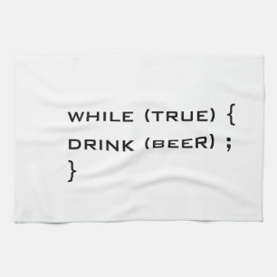 Paño De Cocina Beber cerveza