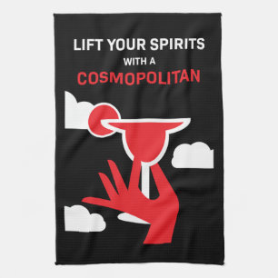 Paño De Cocina Bebida de cóctel cosmopolita
