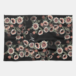 Paño De Cocina Bebidas botánicas blandas y verdes de inspiración 