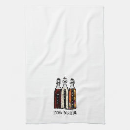 Paño De Cocina Bebidas tradicionales puertorriqueñas 100% Kitc Bo