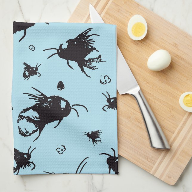Paño De Cocina Bee Kitchen Towel | Regalo perfecto para mamá (Doblado Cuarto)