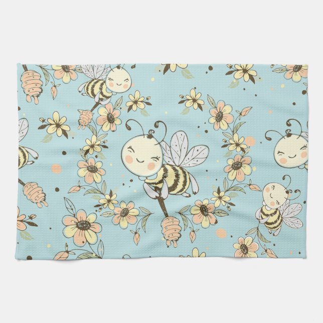 Paño De Cocina Bee Wall Decor (Horizontal)