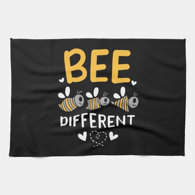 Paño De Cocina Beekeeper Gift | Bee Different (Horizontal)