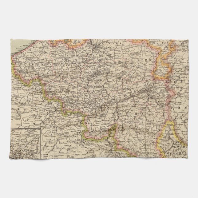 Paño De Cocina Bélgica, Luxemburgo (Horizontal)