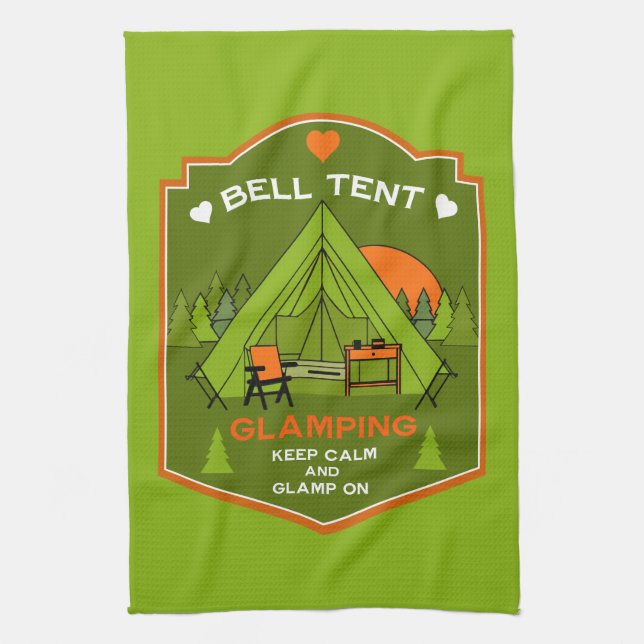 Paño De Cocina Bell Tent Glaming (Vertical)