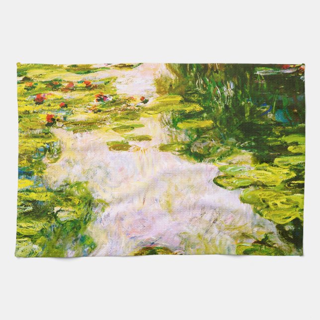 Paño De Cocina Bella Artes Monet Water Lilies 1917-1919 (Horizontal)