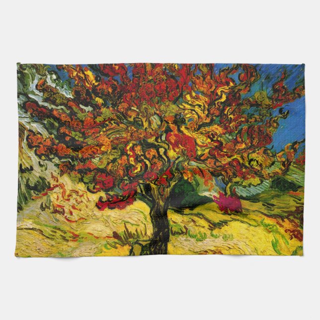 Paño De Cocina Bella Artes Mulberry Tree Van Gogh (Horizontal)