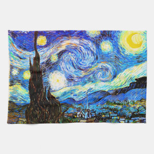 Paño De Cocina Bella Artes Starry Night Van Gogh