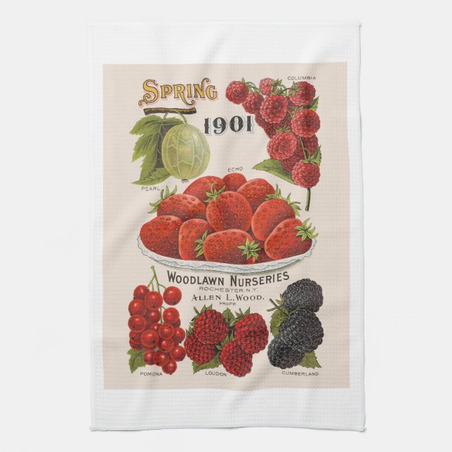 Paño De Cocina Bellas de primavera (Vertical)