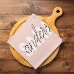 Paño De Cocina Belleza rosa pastel moderna Personalizada<br><div class="desc">Belleza rosa pastel moderna Personalizada</div>