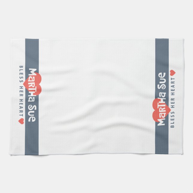 Paño De Cocina Bendiga a Martha Sue (Horizontal)