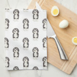Paño De Cocina Bernedoodle<br><div class="desc">Un ilustracion acuático muy bien cuidado o un perro de gaviotas de bernedoodle envueltos en hileras alegres. Este diseño es lo suficientemente bueno para las piezas independientes, pero también puede servir como un neutro. Para los regalos más dulces, agregue más elementos coincidentes de la colección! Para ver más trabajo y...</div>